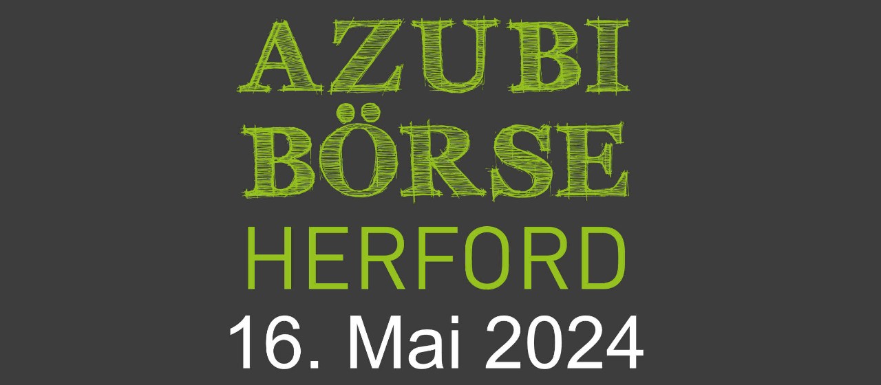 Azubi Börse in Herford am 16. Mai 2024